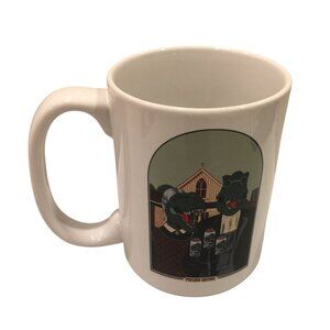 TOPPLING GOLIATH  IA Pseudo Gothic Dinosaurs Coffee Mug